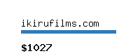 ikirufilms.com Website value calculator