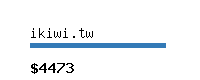 ikiwi.tw Website value calculator