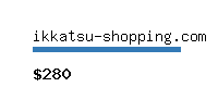 ikkatsu-shopping.com Website value calculator