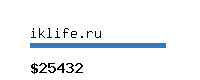 iklife.ru Website value calculator