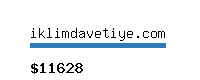 iklimdavetiye.com Website value calculator