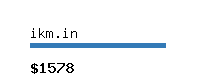 ikm.in Website value calculator