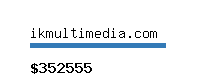 ikmultimedia.com Website value calculator