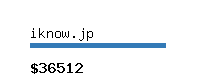 iknow.jp Website value calculator