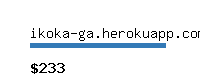 ikoka-ga.herokuapp.com Website value calculator