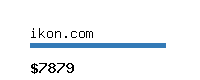 ikon.com Website value calculator