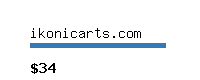 ikonicarts.com Website value calculator