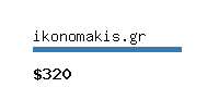 ikonomakis.gr Website value calculator
