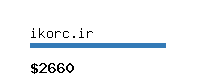 ikorc.ir Website value calculator