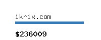 ikrix.com Website value calculator