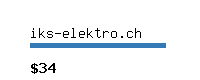 iks-elektro.ch Website value calculator
