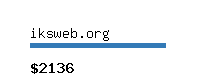 iksweb.org Website value calculator