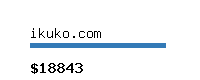 ikuko.com Website value calculator