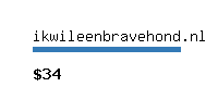 ikwileenbravehond.nl Website value calculator