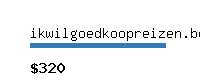 ikwilgoedkoopreizen.be Website value calculator