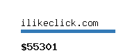 ilikeclick.com Website value calculator