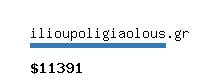 ilioupoligiaolous.gr Website value calculator