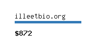 illeetbio.org Website value calculator