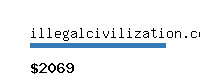 illegalcivilization.com Website value calculator