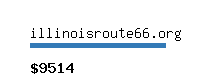 illinoisroute66.org Website value calculator