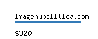 imagenypolitica.com Website value calculator