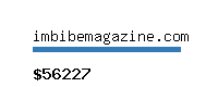 imbibemagazine.com Website value calculator