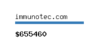 immunotec.com Website value calculator