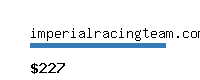 imperialracingteam.com Website value calculator