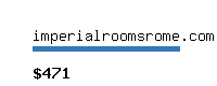 imperialroomsrome.com Website value calculator