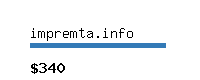 impremta.info Website value calculator