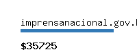 imprensanacional.gov.br Website value calculator