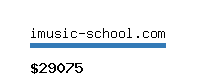 imusic-school.com Website value calculator