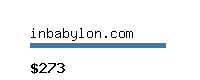 inbabylon.com Website value calculator