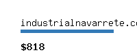 industrialnavarrete.com Website value calculator