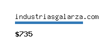 industriasgalarza.com Website value calculator