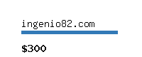 ingenio82.com Website value calculator