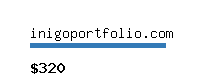 inigoportfolio.com Website value calculator