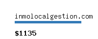 inmolocalgestion.com Website value calculator