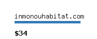 inmonouhabitat.com Website value calculator