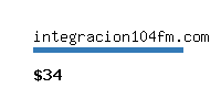 integracion104fm.com Website value calculator