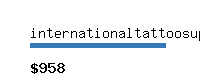 internationaltattoosupply.com Website value calculator