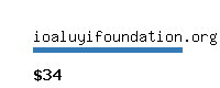 ioaluyifoundation.org Website value calculator