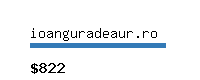 ioanguradeaur.ro Website value calculator