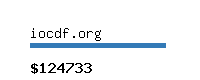 iocdf.org Website value calculator