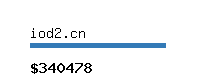 iod2.cn Website value calculator