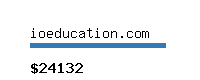 ioeducation.com Website value calculator