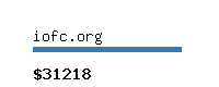 iofc.org Website value calculator