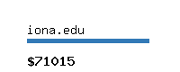 iona.edu Website value calculator