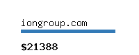 iongroup.com Website value calculator