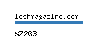 ioshmagazine.com Website value calculator